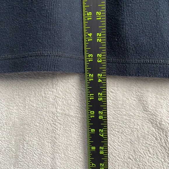 Eddie Bauer Mens Sweatshirt M  Black Fleece Pullover Cotton Polyester Blend - Picture 3 of 7